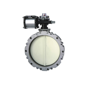 Actuador neumático Tipo neumático Válvula de mariposa Precio - Product Image 1