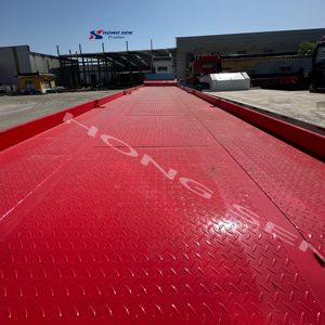 Heavy-Duty 7 8 trục 100-120 tấn Heavy-Duty thấp phẳng Trailer cho giao thông vận tải nặng, thấp phẳng/thấp giường bán xe tải Trailer - Product Image 3