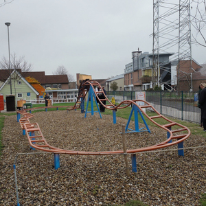 ミニアンパワーキッズジェットコースター新デザインパークアトラクション遊園地設備セール - Product Image 5