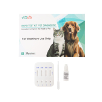 Kit de test rapide vétérinaire Heartworm/Ehrlichia/Babesia/Anaplasma Kits de test rapide en une étape
