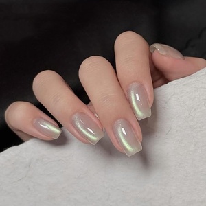 Set de Esmalte de Uñas en Gel Efecto Ojo de Gato, 6 Colores Brillantes, Azul Sirena, Holográfico Translúcido, con Imán, Removible con UV - Product Image 3