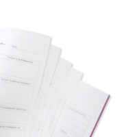 Carnet de bien-être personnalisé : Journal d'affirmation, inspiration, réflexion, manifestation et planificateur quotidien