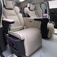 Asientos Premium Personalizados para Furgonetas Eléctricas de Negocios, MPV, Cuero Nappa Suave, Cómodos, con Ventilación, Calefacción y Masaje, Accesorios Interiores