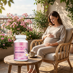 Compresse per la fertilità femminile - Supporto per l'equilibrio ormonale, integratore per la salute della concezione e la gravidanza, 60 compresse per adolescenti e adulti - Product Image 4