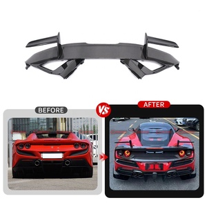 สปอยเลอร์หลังทรง MSY คุณภาพเยี่ยม ผลิตจากคาร์บอนไฟเบอร์ สำหรับรถแข่ง Ferrari F8 - Product Image 4