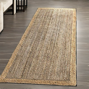 Alfombras Ecológicas de Yute y Algodón Tejidas a Mano, Alfombra Antideslizante Personalizada para Sala de Estar y Camping - Product Image 2