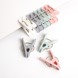 <span class=keywords><strong>Épingle</strong></span>s en plastique quatre couleurs pour vêtements <span class=keywords><strong>Petite</strong></span> pince pour vêtements Séchage des sous-vêtements Tissu Couleurs mélangées avec sacs - Product Image 4