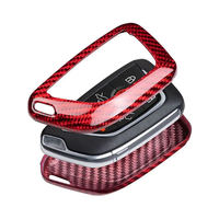 Housse de clé de voiture en Fiber de carbone véritable pour Chevy Chevrolet Corvette C8 coupé 7 boutons Z51 2020 2021 porte-clés à distance