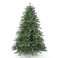 Großhandel Luxuriöser 120cm bis 240cm PE&PVC Gemischter Künstlicher Grüner Weihnachtsbaum für Feiertagsdekorationen La Navidad Arbol