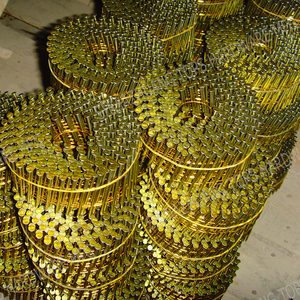 Clous en spirale de 2 pouces en fer, à tige lisse et tête à motif quadrillé, échantillons gratuits pour cloueuse pneumatique - Product Image 6