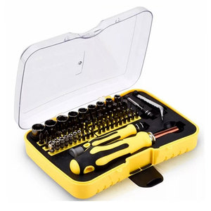 Jeu de tournevis de précision 70-en-1 avec embouts de 4 mm/6,35 mm et douilles M5-M13 pour la réparation de téléphones, PC et lunettes, avec étui de rangement suspendable - Product Image 5