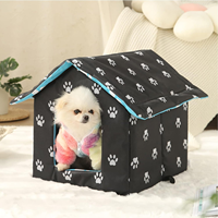 OF Vente en gros de lits de maison pour petits chiens et chats chauds modernes de haute qualité, mignons et doux, amovibles et lavables