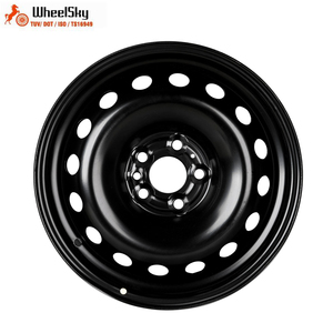 Produzione Diretta Wheelsky 565101 Cerchi in Acciaio 15 Pollici 15x6.0 5x98 Neri con Rivestimento E-coating per Auto Passeggeri <span class=keywords><strong>Fiat</strong></span> <span class=keywords><strong>500L</strong></span> - Product Image 2
