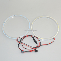 Pièces de véhicule, systèmes d'éclairage automobile, autres accessoires d'éclairage automobile, anneaux halo 145 mm 12 V 3528 SMD, feux antibrouillard, yeux d'ange LED pour voiture