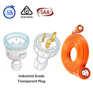 Sertifikasi Kabel Ekstensi Industri Standar Australia SAA RCM, Kabel Daya PVC Fleksibel - Product Image 5