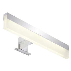 Lámpara LED para baño, 12W, 3000K, acabado en cromo, ideal para iluminación ambiental y decorativa en espacios húmedos. - Product Image 1