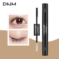Ensemble de mascara double tête 4D, fibres pour cils longs, imperméable, long et épais, recourbé