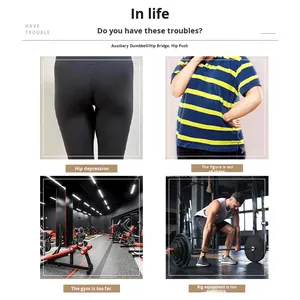 <span class=keywords><strong>Cintura</strong></span> per Hip <span class=keywords><strong>Bridge</strong></span> e Hip Thrust con Manubri, Portatile, per Allenamento con Pesi, per Uomini e Donne, Fitness, Sport, Salute, Massaggio, Bodybuilding - Product Image 3