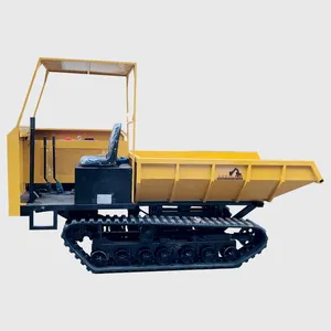 Kompakte bauernhof maschinen crawler traktor 2 ton mini-dumper loader