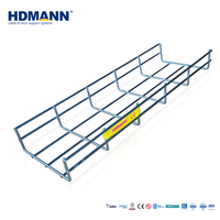Bandeja de Cables de Malla de Alambre de Acero Galvanizado en Caliente (HDG) Personalizada de Fábrica HDMANN para Gestión de Cables de Red en Centros de Datos