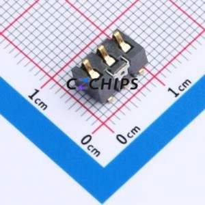 09H433000 Blade/Spring Contact Battery Connector SMD,P=3mm Connector - Product Image 1