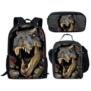 OEM <span class=keywords><strong>Jurassic</strong></span> <span class=keywords><strong>World</strong></span> Sac à dos dinosaure transfrontalier Nouveau produit pour étudiants Sac d'école étanche à doublure en polyester - Product Image 4