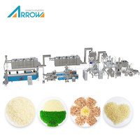 Ligne d'extrusion de céréales artificielles fortifiées pour la production de riz nutritionnel mélangé de manioc et de maïs