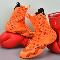 Chaussures de lutte en maille de haute qualité à la mode Unisexe Entraînement de boxe Conception personnalisée Logo Chaussures de lutte de boxe