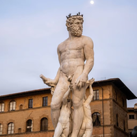 Statue de Marsyas en marbre, design européen, sculptée à la main, pour parc