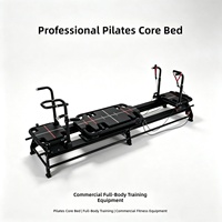 Lit de glisse Pilates en alliage d'aluminium, extensible, pour studio de yoga commercial, haute résistance, installation professionnelle