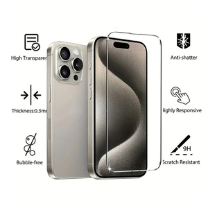 Chất lượng cao chống xước HD rõ ràng Tempered Glass bảo vệ màn hình cho iPhone 15 14 13 12 chấp nhận OEM tùy chỉnh - Product Image 4