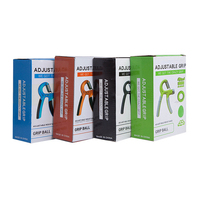 Kit de Entrenamiento para Fortalecer el Agarre (Paquete de 5), Agarrador de Mano con Resistencia Ajustable para Entrenamiento de Antebrazos