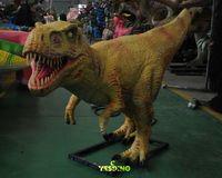 T-rex animatronique réaliste en silicone, dinosaure réaliste pour exposition intérieure/extérieure, maison, jardin, parc d'aventure, aéroport, métal