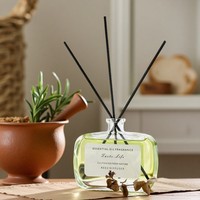 Diffuseur de parfum d'ambiance en rotin Witoyou, motif fleur d'orchidée du Golfe et jasmin, avec huile d'aromathérapie, vente en gros
