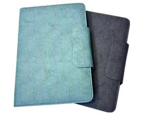 Planificateur organisateur A5 de haute qualité en cuir PU cahier à couverture rigide avec poches à logo en relief couverture en papier personnalisable pour une utilisation en cadeau - Product Image 4