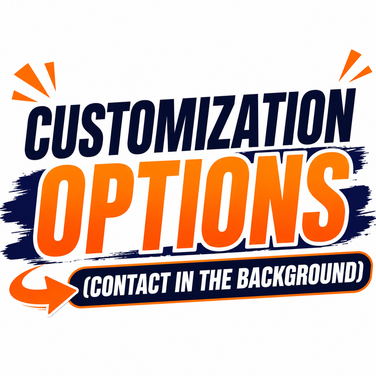 Options de personnalisation (contact en arrière-plan)
