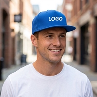 Gorra de Béisbol Vintage Personalizada al por Mayor con 5 Paneles Planos, Regalo Corporativo, Logotipo de Marca, Impresión por Transferencia de Calor, Bordado 3D, Hebilla Metálica Estilo Hip Hop