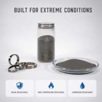 Poudre d'alliage à base de fer D2 pour la métallurgie des poudres, pour les sièges de soupapes de moteur, résistante à l'usure et aux hautes températures