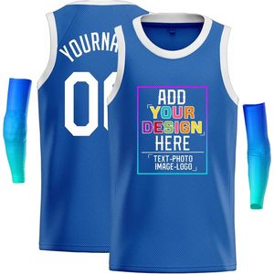 Maillot de basket-ball personnalisé pour hommes, sublimé, 320g, évacuation de l'humidité, col rond, vêtements de sport athlétiques - Product Image 1