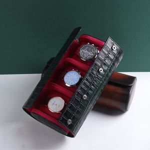 カスタムロゴトラベルラグジュアリーレザーウォッチパッケージストレージウォッチロールケースボックス - Product Image 3