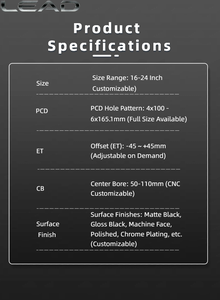 Jantes forgées monobloc personnalisées <span class=keywords><strong>LEAD</strong></span> 16-24 pouces, finition gunmetal multi-rayons pour BMW, Mercedes, Audi, Toyota - Product Image 4