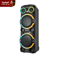 Top Promotion d'usine Tendances Double 10 pouces grands haut-parleurs audio Déflecteurs sans fil en bois Studio Système de musique professionnel