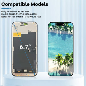 หน้าจอ LCD แบบ Incell ความสว่างสูง 15 Pro Max ขนาด 6.7 นิ้ว พร้อมชุดจอแสดงผลมือถือแบบสัมผัส รองรับ True Tone - Product Image 5