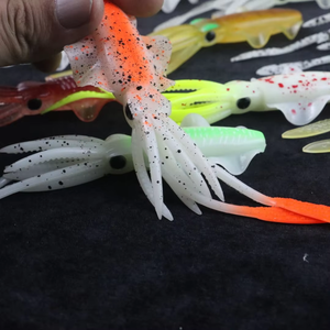 Esca Artificiale Luminosa a Forma di Polpo <span class=keywords><strong>per</strong></span> Pesca in Fiume, Lago e Torrente, Esca Morbida <span class=keywords><strong>per</strong></span> Pesca in <span class=keywords><strong>Mare</strong></span> e Oceano, Jig <span class=keywords><strong>per</strong></span> Calamari - Product Image 3