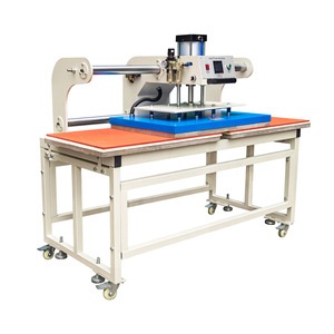 Presse à chaud pneumatique 60x80 cm, double station, machine automatique de transfert thermique pour t-shirts - Product Image 2
