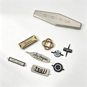 Custom Engraved Metal Labels Zinc Alloy <b>Black</b> Plated for Handbag & Backpack Custom and Wholesale and Sample Available - Product Image 3