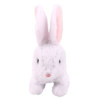 Jouet en peluche électronique jouets animaux en peluche jouets pour enfants lapin sautant interactif pour enfants musique peluche beau cadeau
