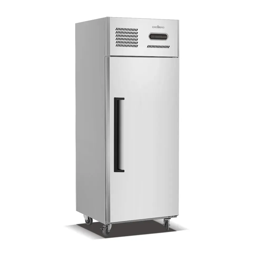 Commerciale 6 porte 1500L congelamento verticale Hotel cucina congelatore frigorifero attrezzature congelatore e frigorifero attrezzature