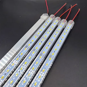 공장 도매 DC 12V SMD 5730 5630 LED 하드 스트립 바 빛 알루미늄 쉘 + PC 커버 LED 바 빛 5730