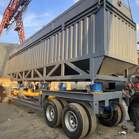 Silo per Cemento a Forma di Scatola con Sensore di Pesatura Idraulico, Silo per Cemento Orizzontale Mobile, Silo per Cemento Portatile Containerizzato da 200 Tonnellate